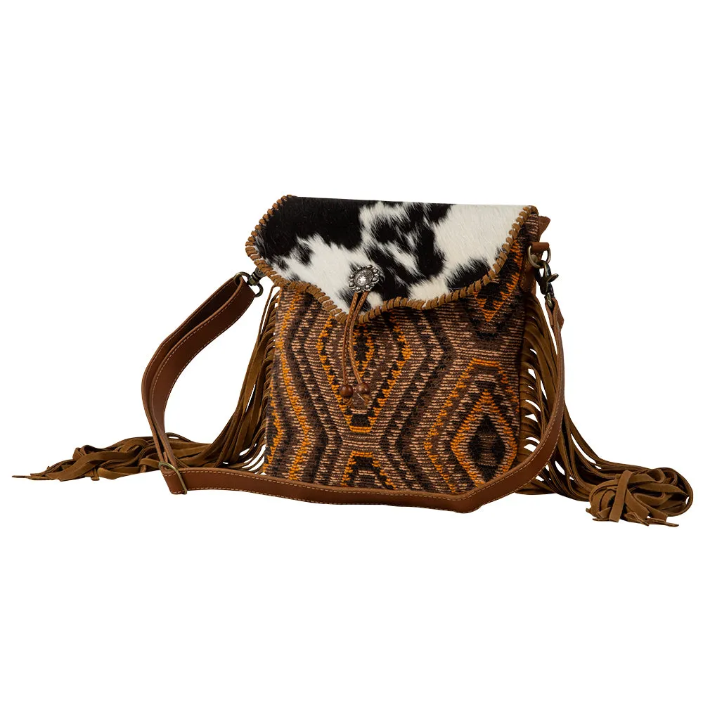 Stone Mesa Fringed Shoulder Bag