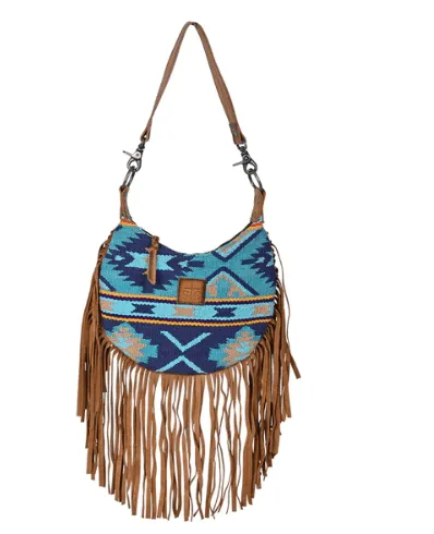 STS Ranchwear Mojave Sky Nellie Serape Aztec Fringe Bag STS31829