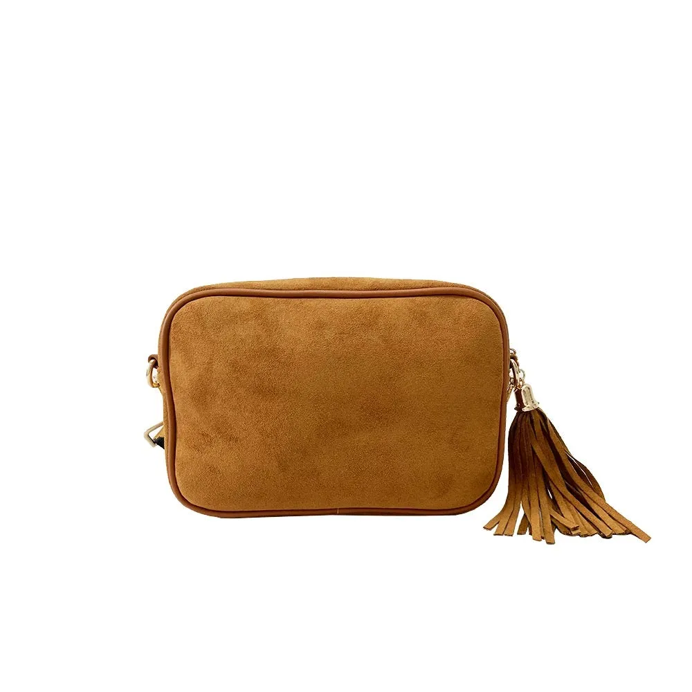 Suede Crossbody Bag - Assorted Colors