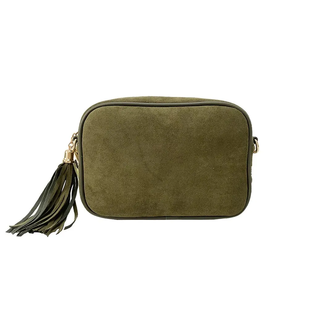 Suede Crossbody Bag - Assorted Colors