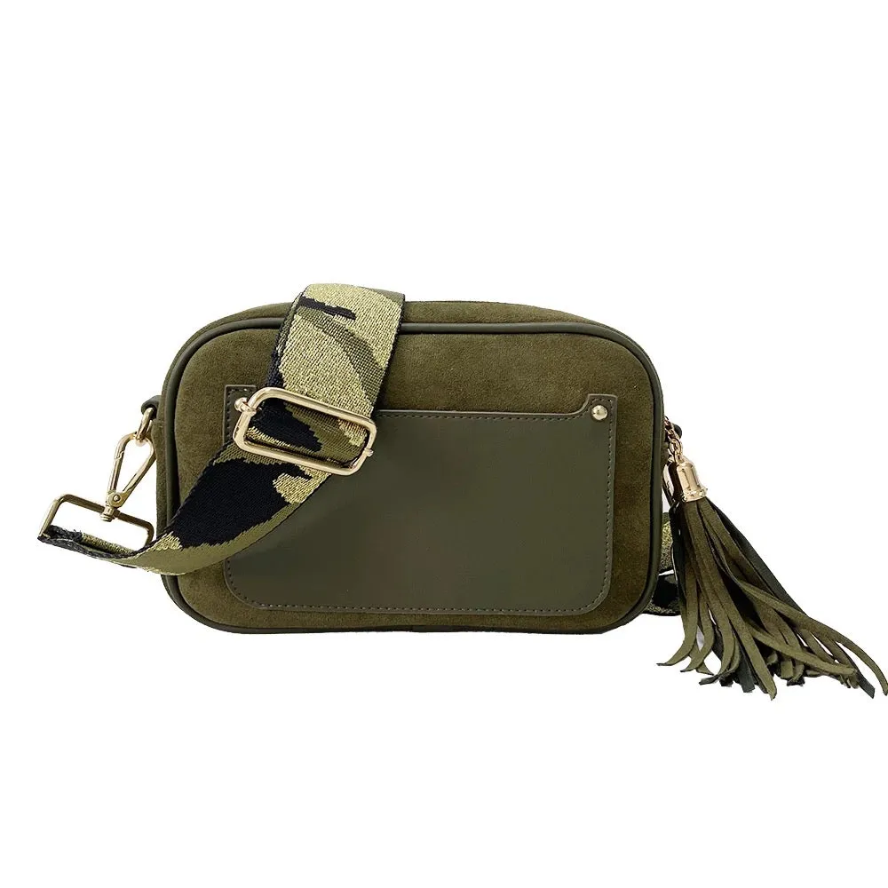 Suede Crossbody Bag - Assorted Colors