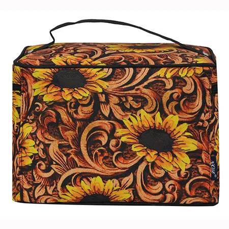 Sunlit Flourish NGIL Large Top Handle Cosmetic Case