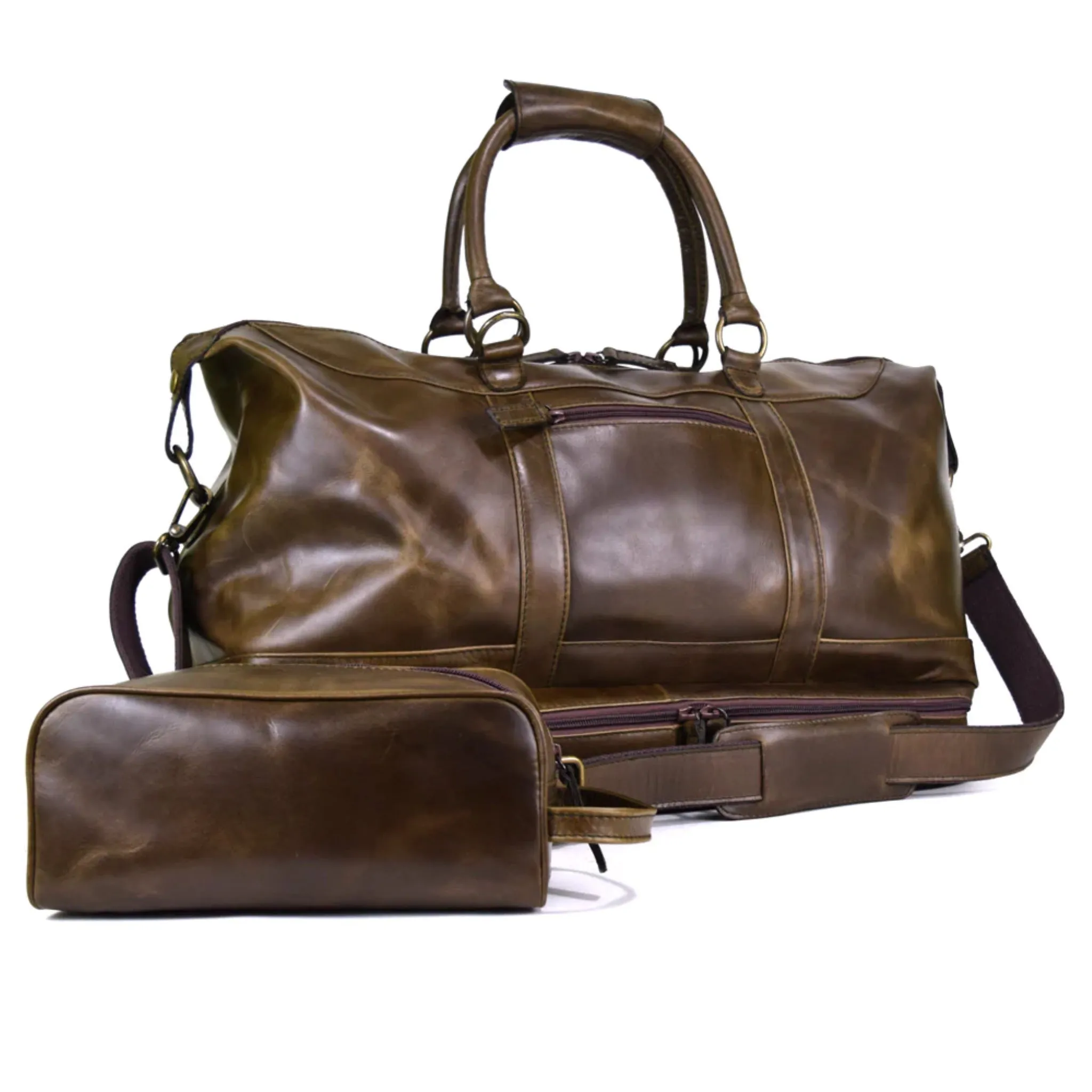 Texas Weekender Duffle & Boot Bag - Nicotine