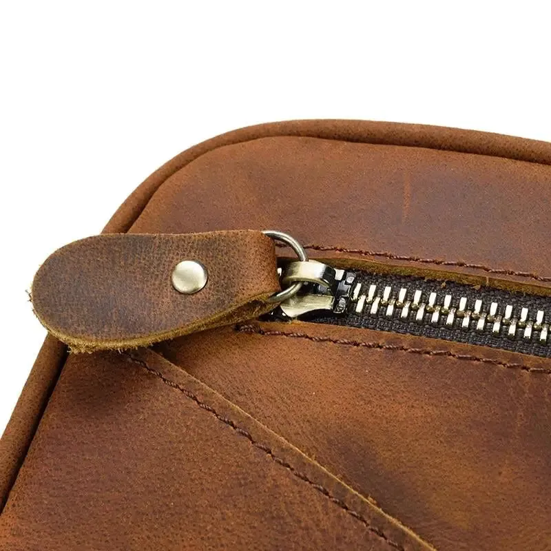 The Nomad Genuine Leather Travel Toiletry Bag