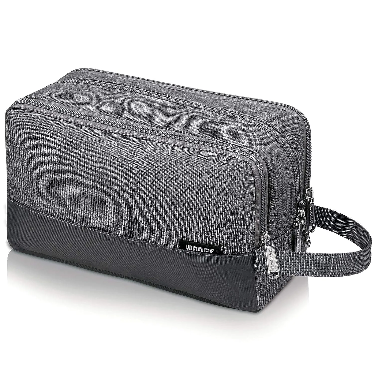 Toiletry Bag for Men Hanging Dopp Kit Water Resistant Shaving Bag Small Toiletry Bag for Traveling (Denim Grey)