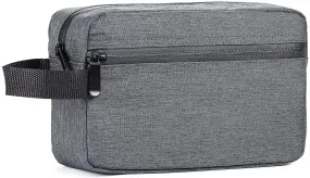 Toiletry Bag for Men, Portable Travel Toiletry Organizer Bag,Shaving Bag for Toiletries Accessories (Deep Gray)