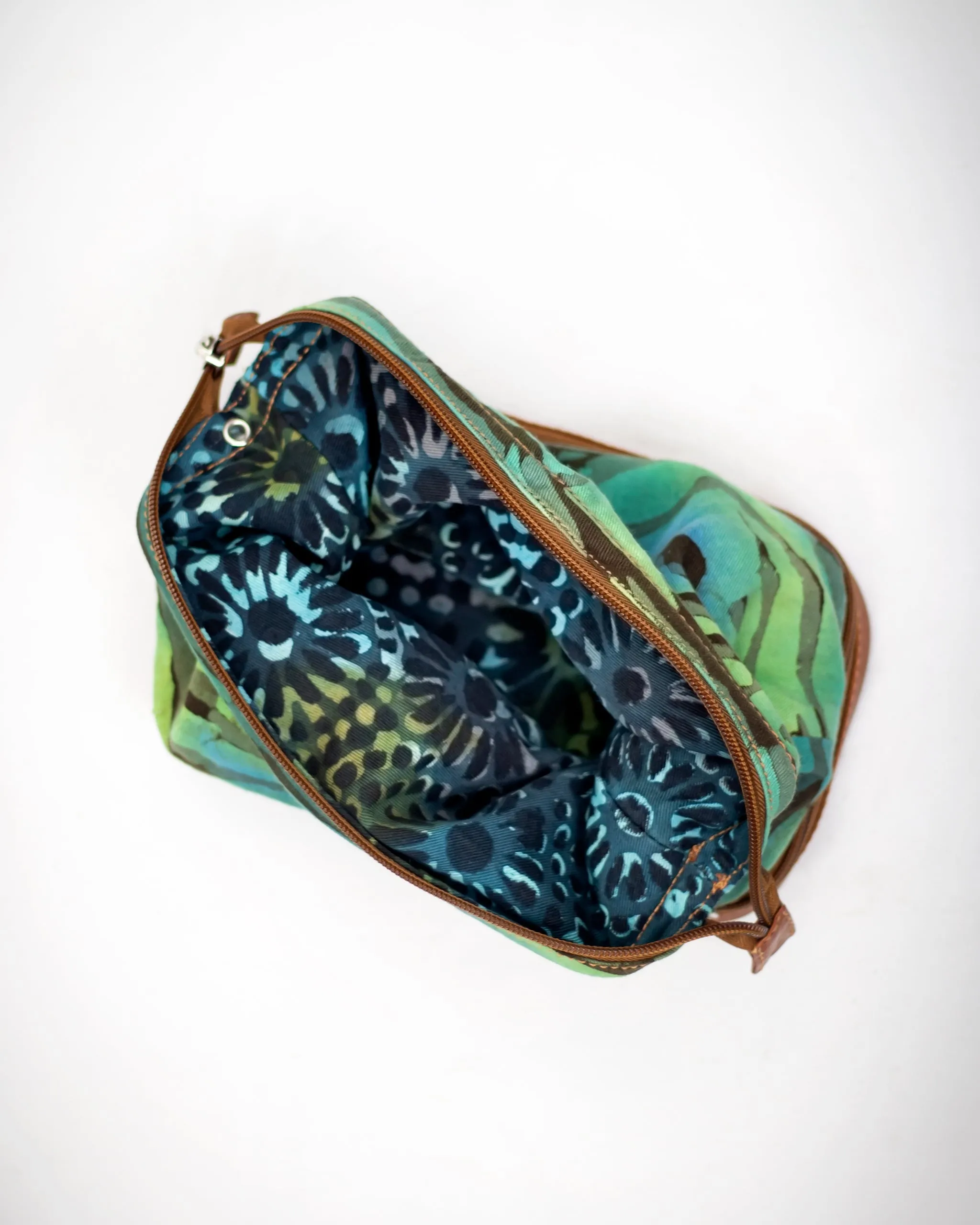 Travel Toiletry Bag - Boo Verdi Blue