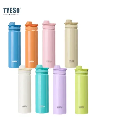 TYESO Stainless Steel Sports Bottle With Handle 25oz