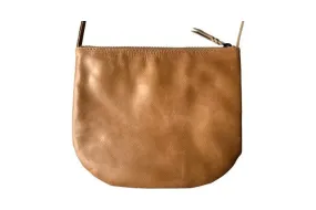 U pouch - long strap - pale tan