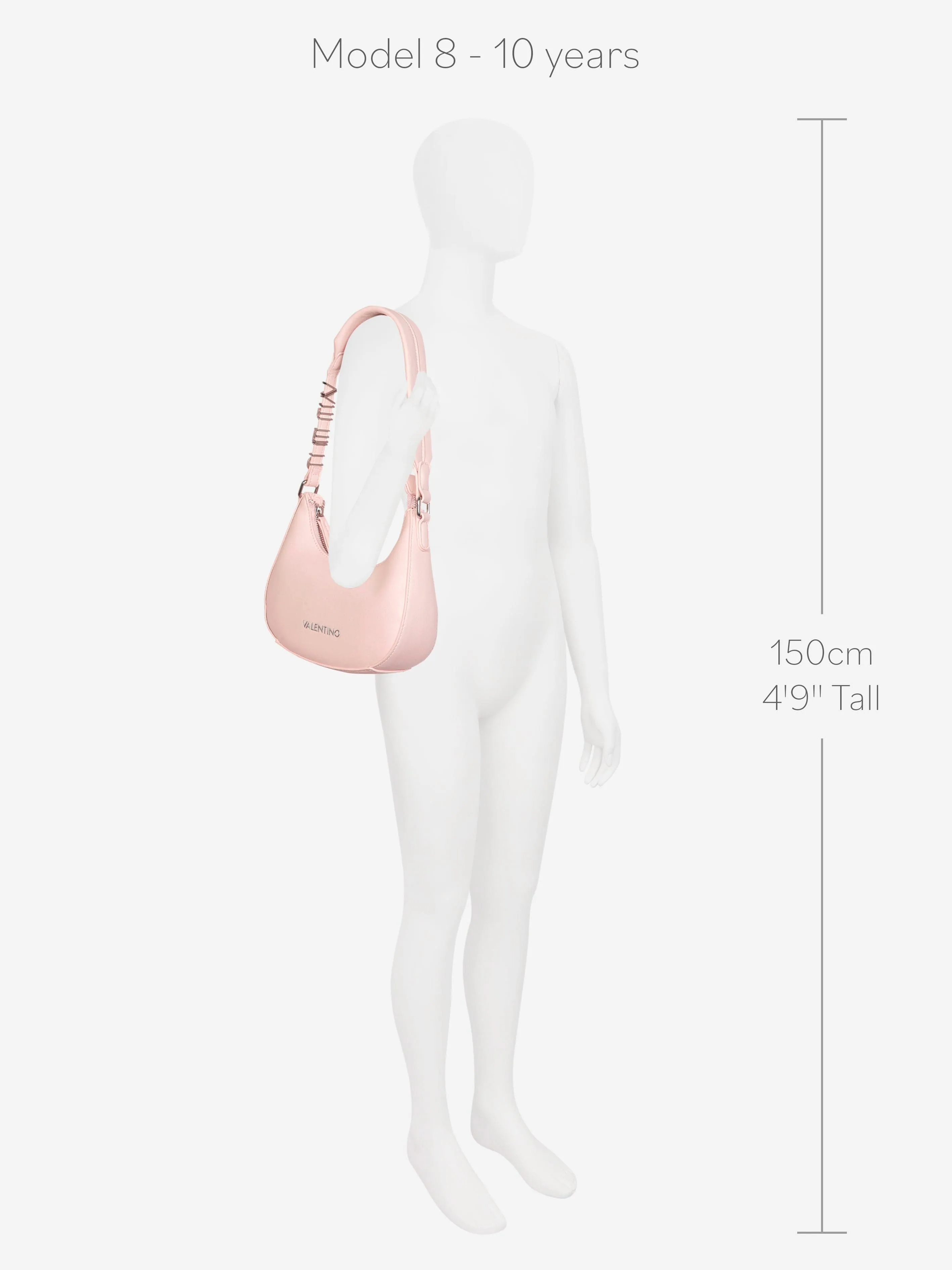 Valentino Girls Vancouver Shoulder Bag in Pink (W:16cm)