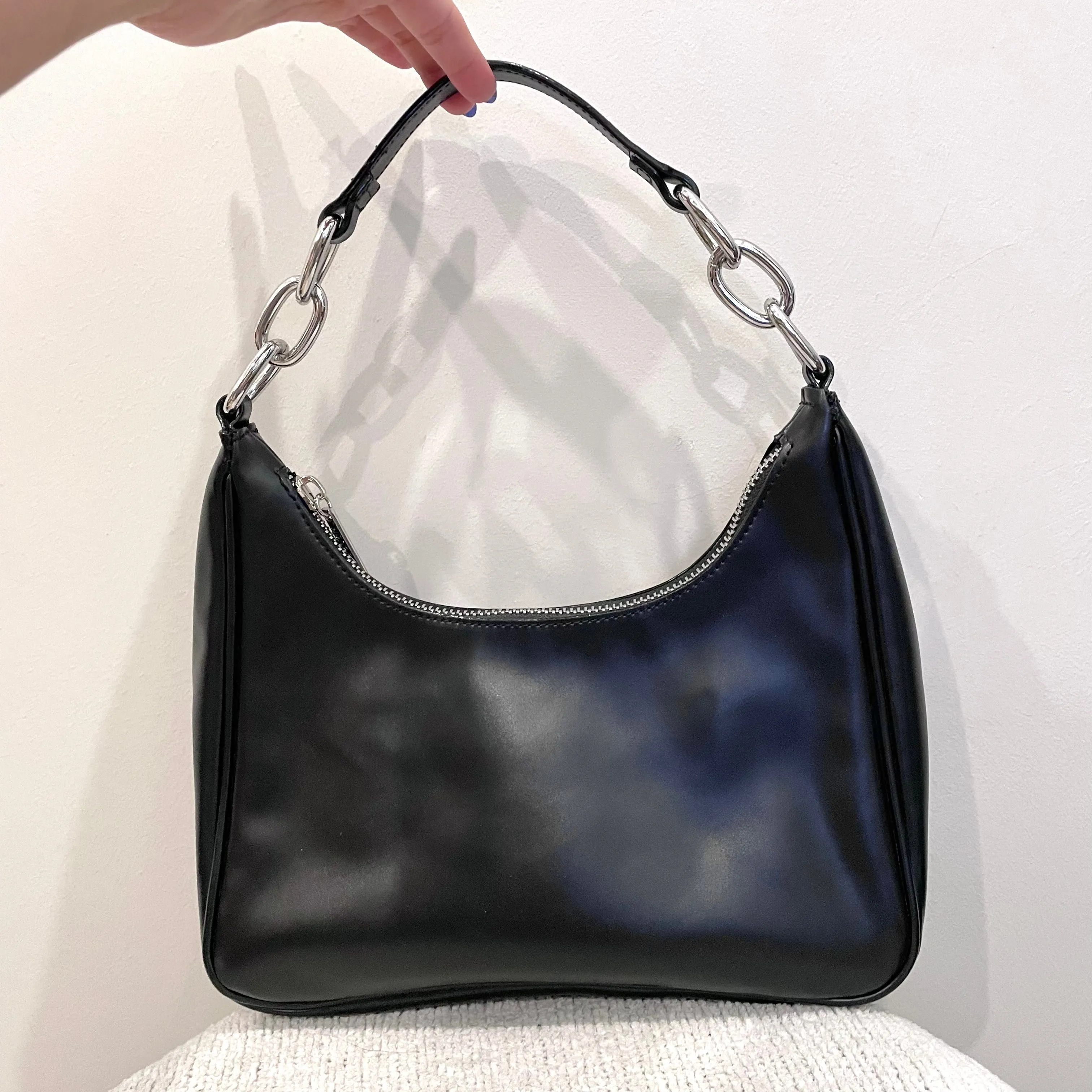 Vegan Faux Leather Shoulder Bag