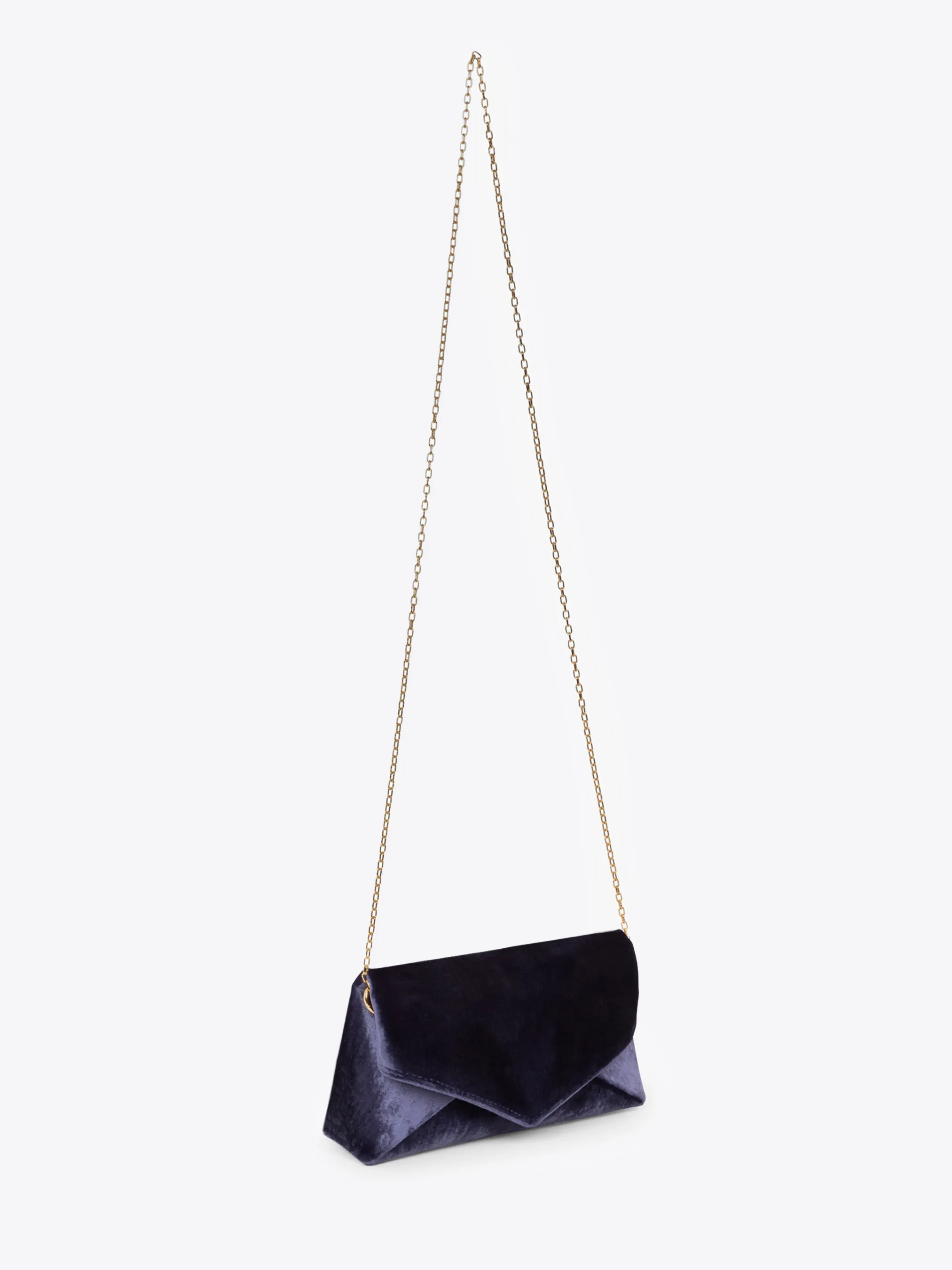 Velvet envelope bag