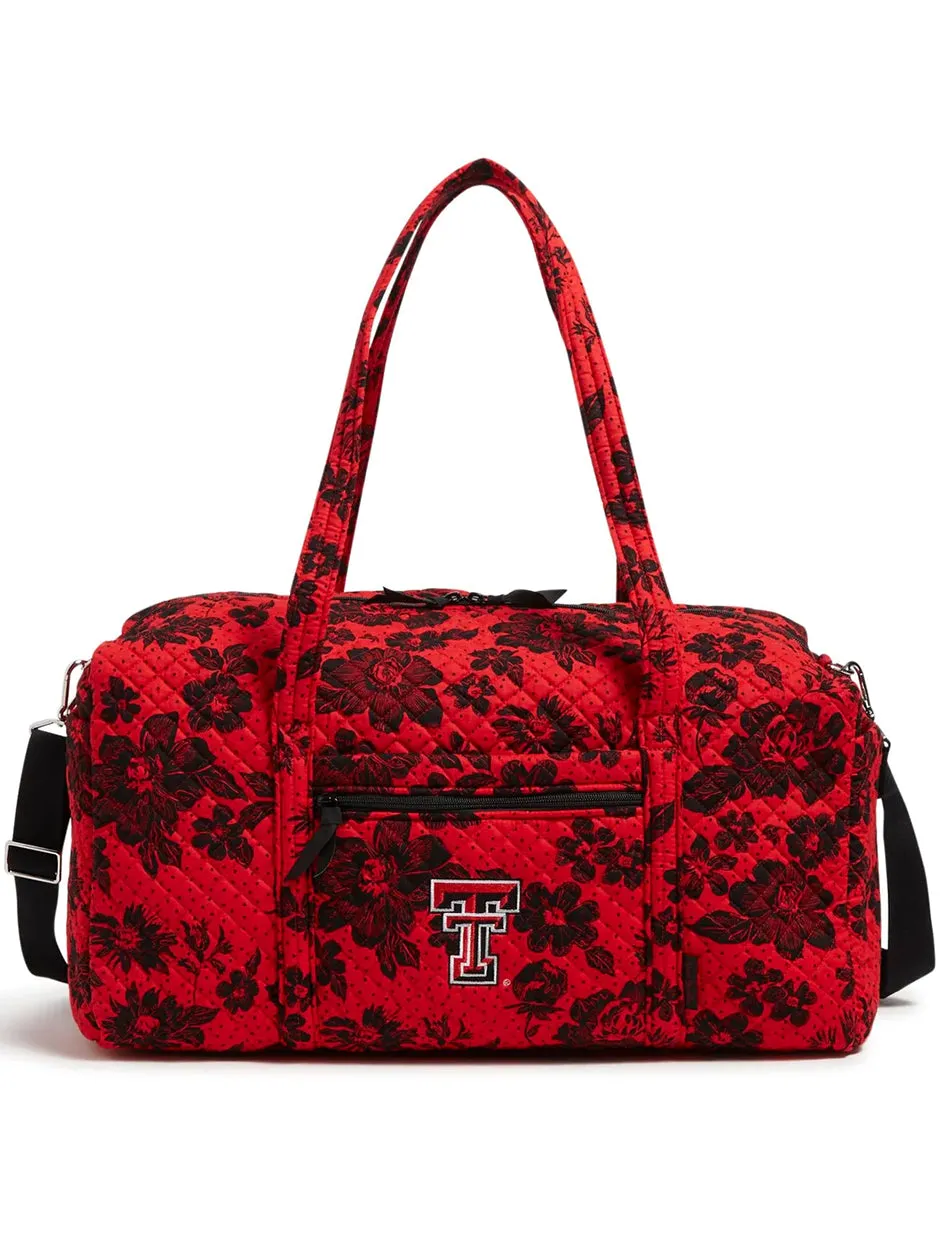 Vera Bradley Texas Tech "Rain Garden" Large Travel Duffle Bag