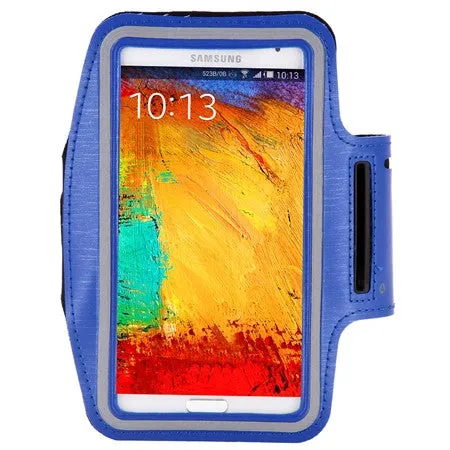 Waterproof Genernal Style PU Leather Case For Samsung Galaxy Note 1 2 3 4 N9100 Running Arm Band For Note4 phone case