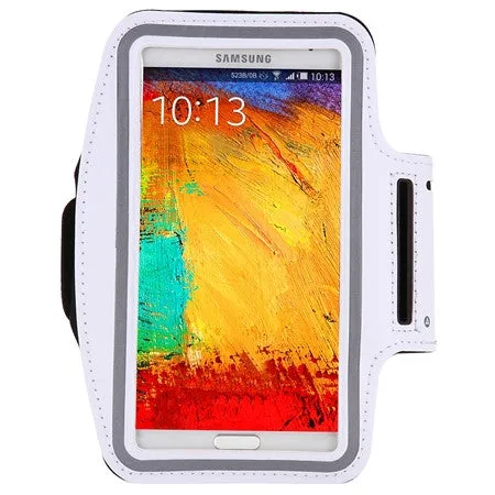 Waterproof Genernal Style PU Leather Case For Samsung Galaxy Note 1 2 3 4 N9100 Running Arm Band For Note4 phone case