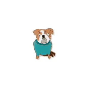 Weird Bulldog Enamel Pin