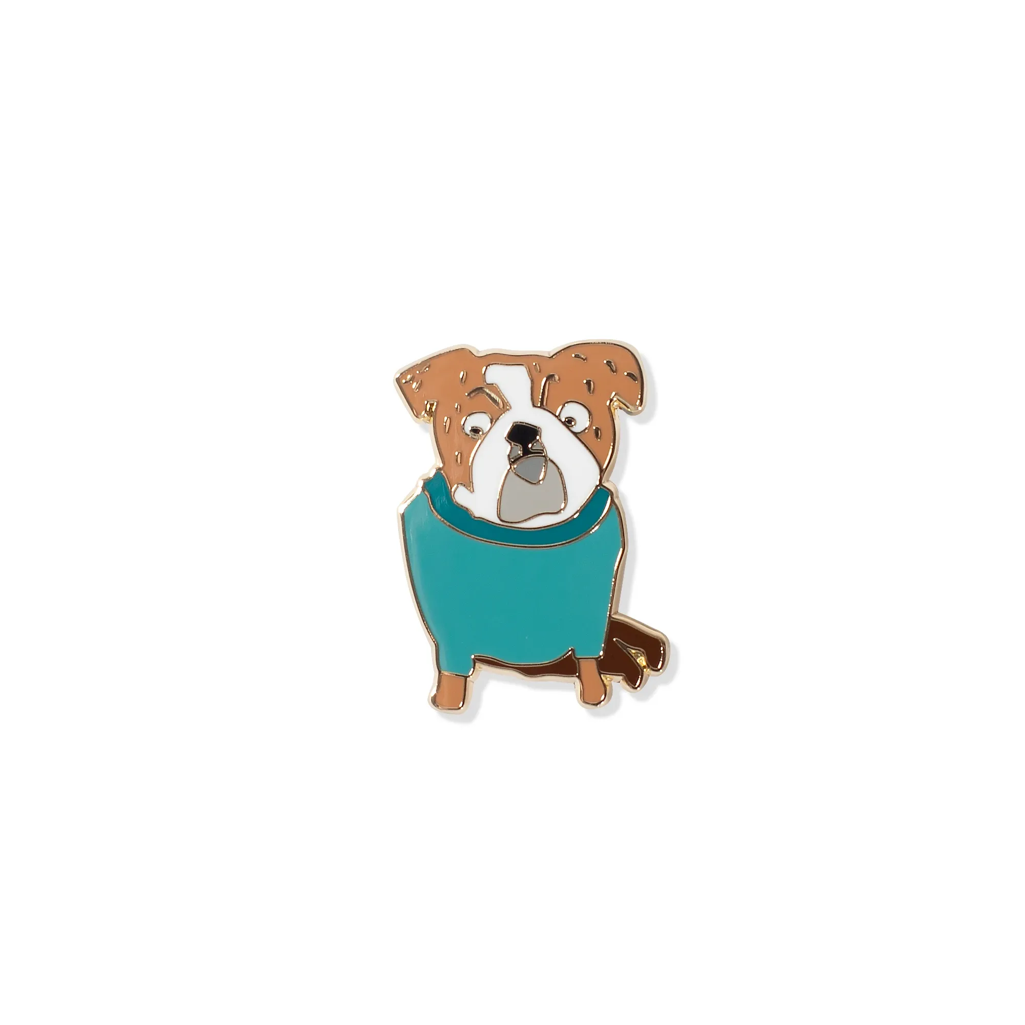 Weird Bulldog Enamel Pin