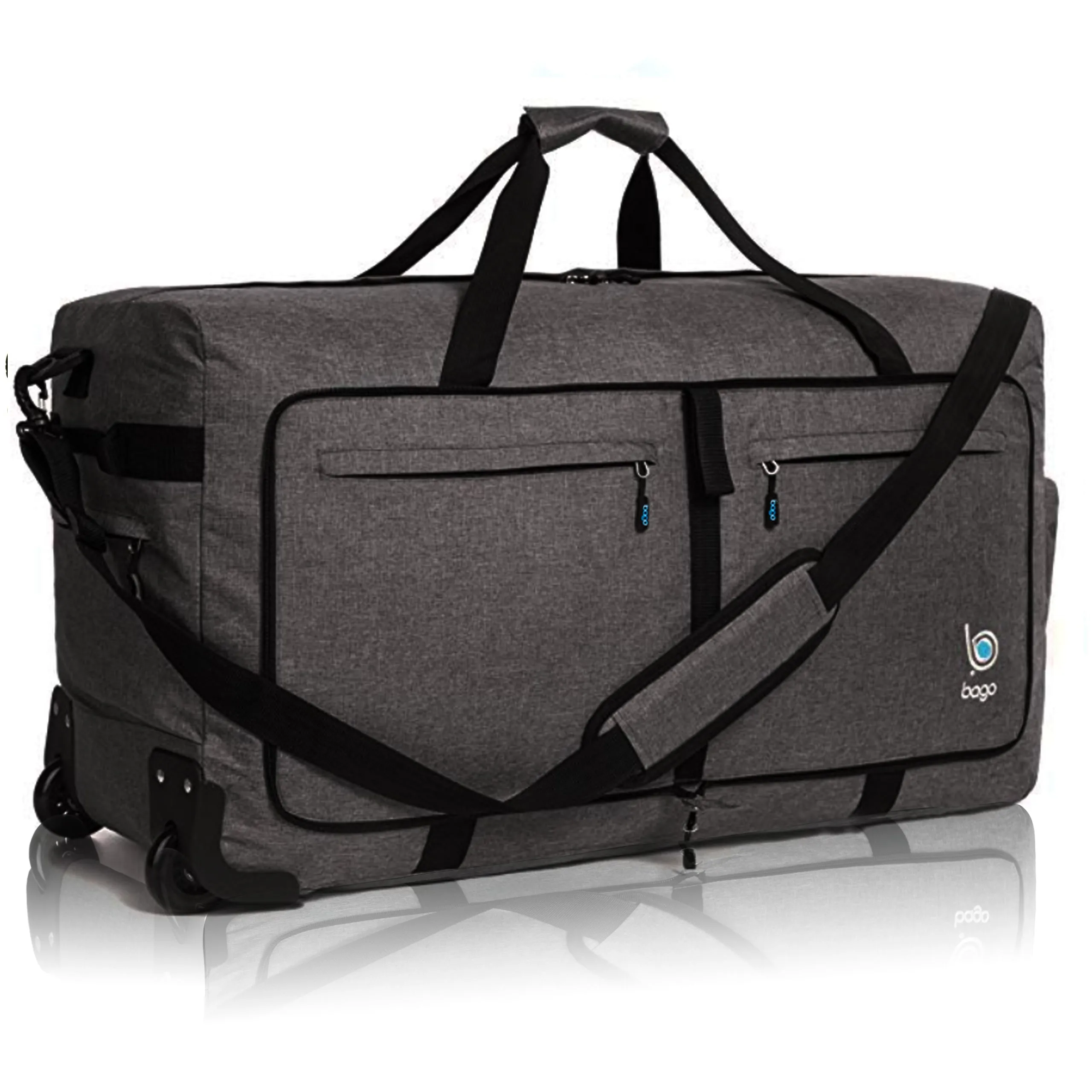 Wheeled Duffle Bag Luggage - 100L Large Rolling Duffel Bag 30 inch Folding Duffle Bag