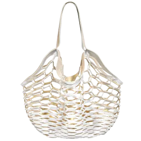 WHITE GOLD/PLATINUM - FISHERMANS TOTE