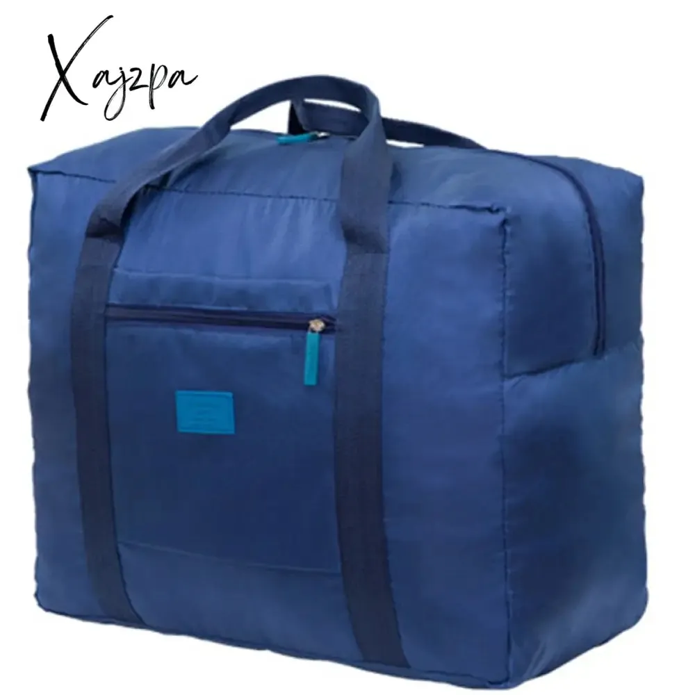 Xajzpa - Portable Multi-function Bag Folding Travel Bags Nylon Waterproof Bag Large Capacity Hand Luggage Business Trip Traveling Bags