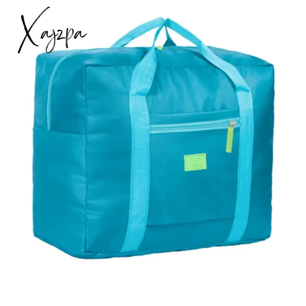 Xajzpa - Portable Multi-function Bag Folding Travel Bags Nylon Waterproof Bag Large Capacity Hand Luggage Business Trip Traveling Bags