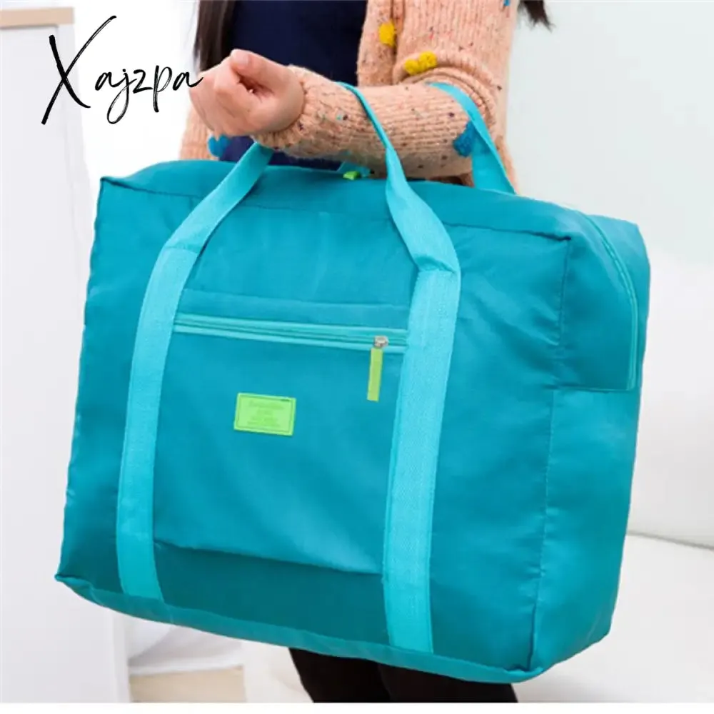 Xajzpa - Portable Multi-function Bag Folding Travel Bags Nylon Waterproof Bag Large Capacity Hand Luggage Business Trip Traveling Bags