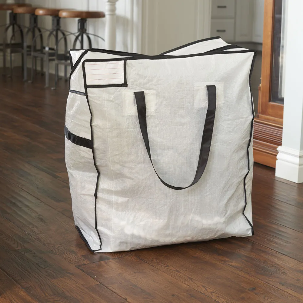 Zippered Storage Tote Bag